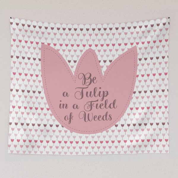 Item preview, Sweet Simple Pink Tulip Pattern designed and sold by MagaliC.