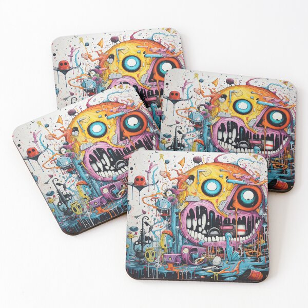 Item preview, Crazy monster doodles 4 designed and sold by hhh-art.