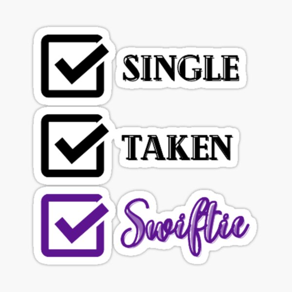 Checkmark Swiftie Sticker for Sale by GabrielaHuete