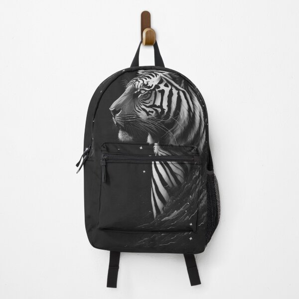 Item preview, Majestic Black And White Tiger Dreams In Milky Way Nebula designed and sold by SassyArtistry.