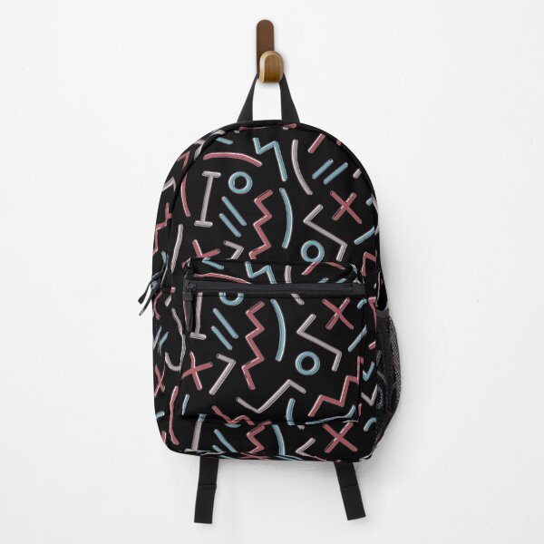 Item preview, Geometric Squiggles in Blue, Grey and Red designed and sold by capefox.