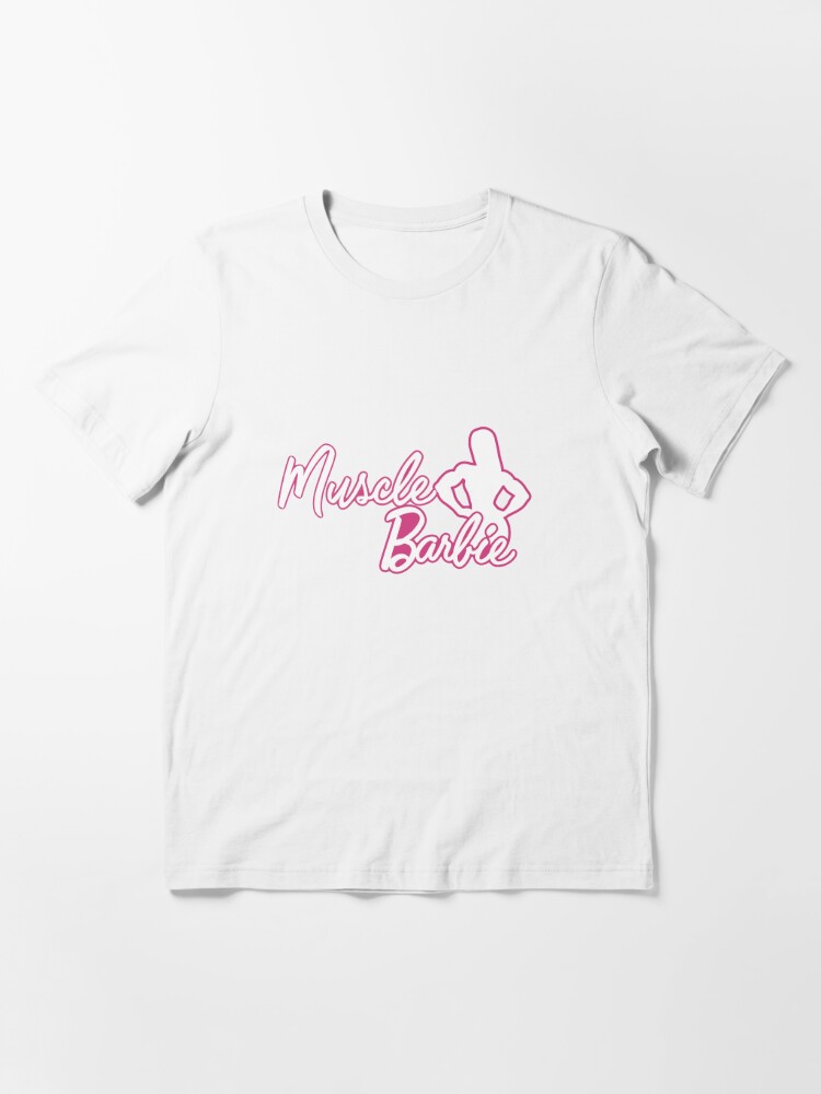 Muscle Barbie in Pink Active T-Shirt for Sale by ghost-hugs