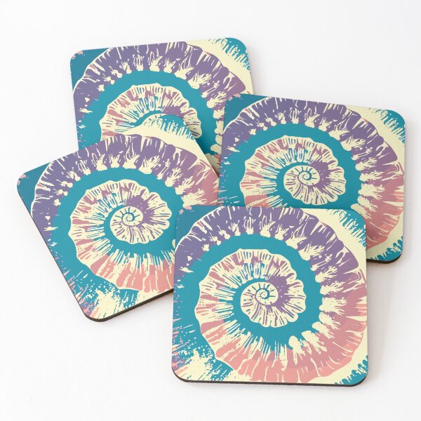 Item preview, Tie Dye Effect Ammonite designed and sold by SamJanner.