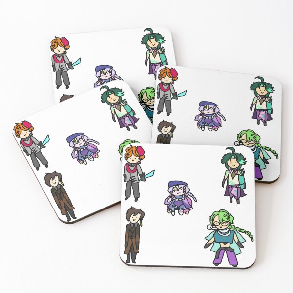 Item preview, Badly Drawn Liyue 2 Sticker Pack designed and sold by casserolestan.