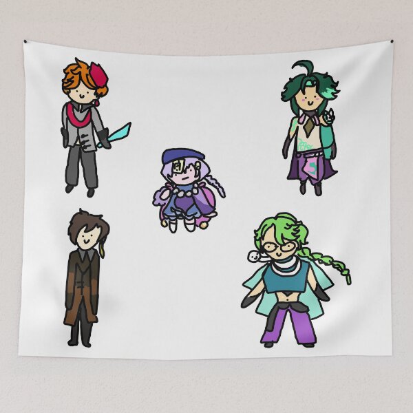 Item preview, Paquete de pegatinas Badly Drawn Liyue 2 designed and sold by casserolestan.