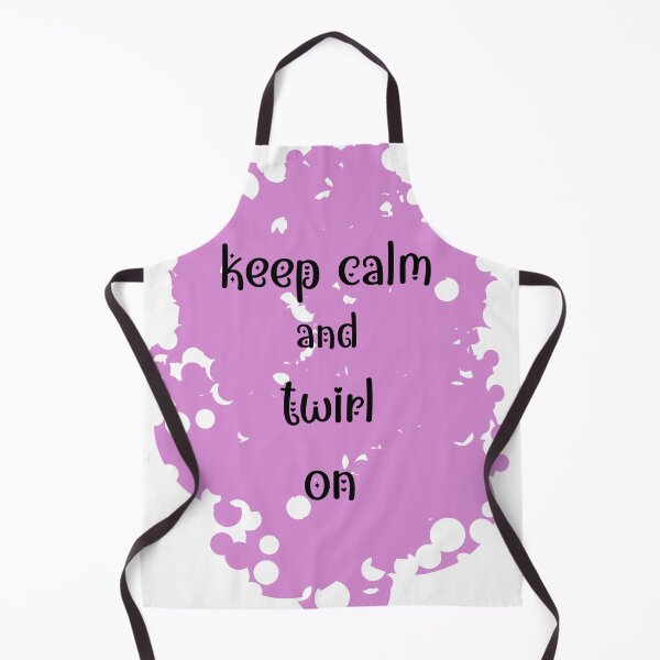 Item preview, Keep Calm and Twirl On - pink background designed and sold by EmeraldeaArt.