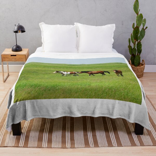 Item preview, Three Horses and More, Gathered on a Green Field designed and sold by Vivar Photo.