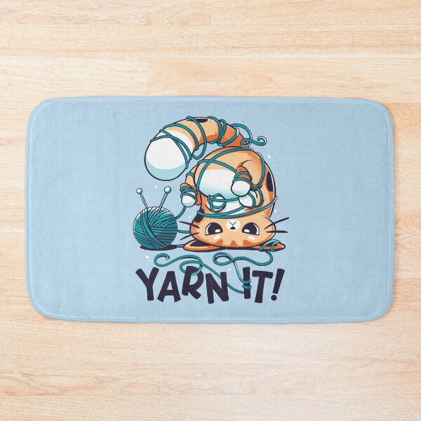 Item preview, Yarn It! - Cute Silly Cat designed and sold by Snouleaf.