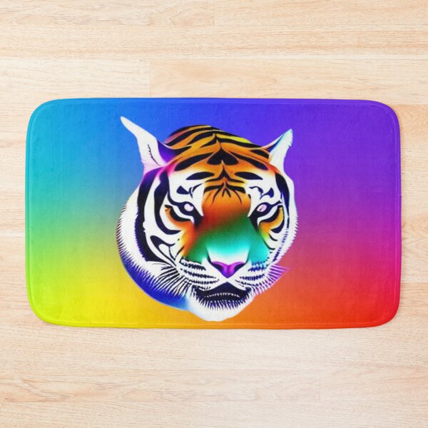 Item preview, Tiger's head in colors designed and sold by JaroDesign2023.