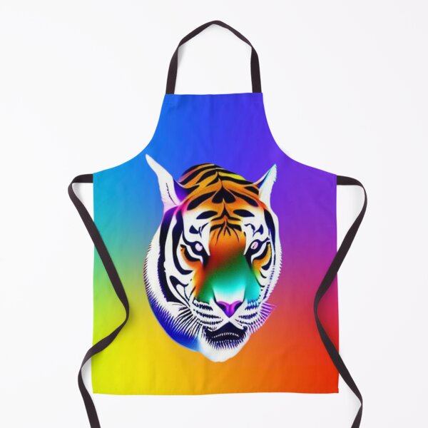 Item preview, Tiger's head in colors designed and sold by JaroDesign2023.