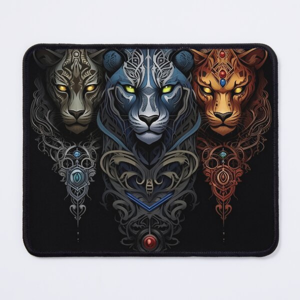 Item preview, "Tribe of the Shamanic Felines" designed and sold by Art-Vortex-fr.