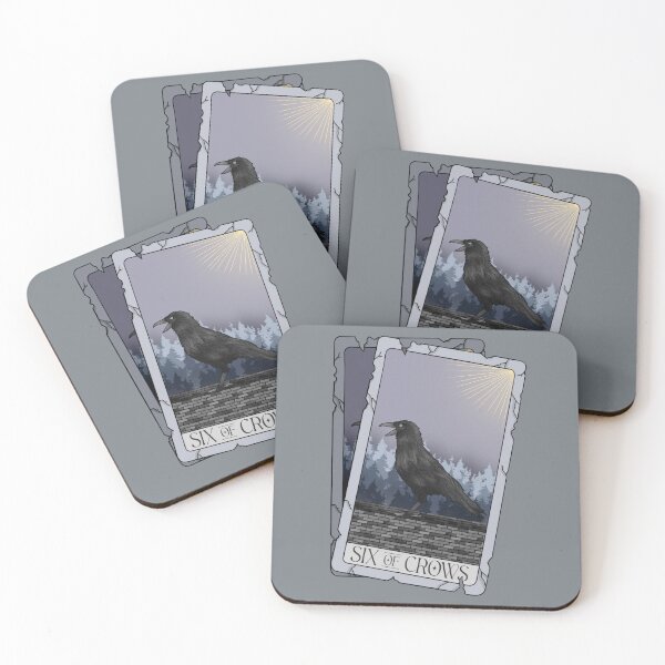 Item preview, six of crows tarot card designed and sold by sagegreenmoon.