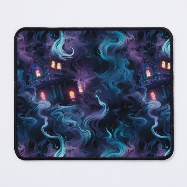 Item preview, Halloween Patterns | Spooky Vapor Art | Haunted House Collection designed and sold by DreamBlazeStu.