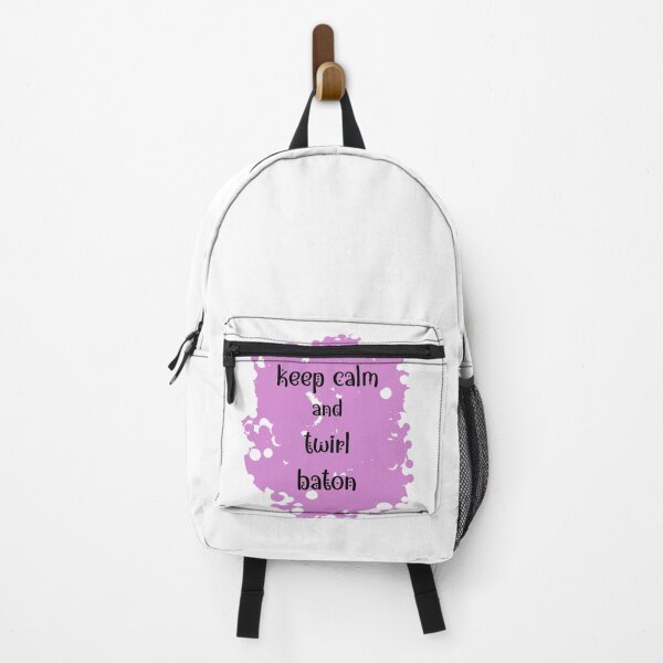 Item preview, Keep Calm and Twirl baton - pink background designed and sold by EmeraldeaArt.