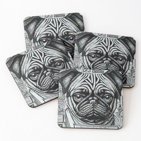 Item preview, Pug in the NEWS designed and sold by RedBluffTraders.