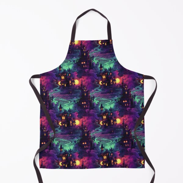Item preview, Halloween Patterns | Spooky Vapor Art | Haunted House Collection designed and sold by DreamBlazeStu.