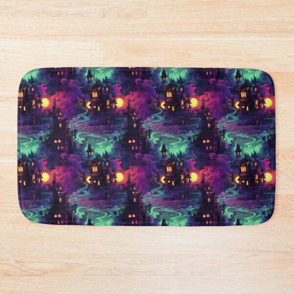 Item preview, Halloween Patterns | Spooky Vapor Art | Haunted House Collection designed and sold by DreamBlazeStu.