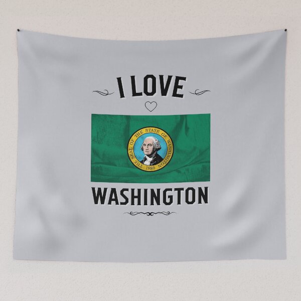 Item preview, I Love Washington designed and sold by LoveMyRoots.