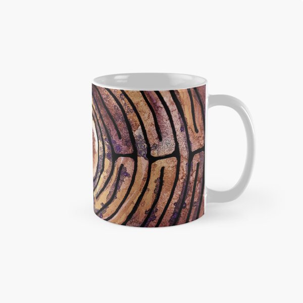 Item preview, Watercolor Labyrinth Maze Earth Tones designed and sold by heartsake.