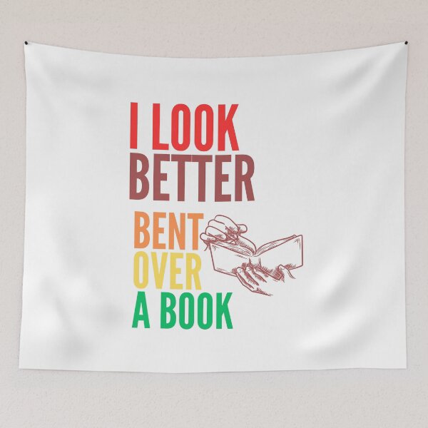 Item preview, i look better bent over a book  designed and sold by fou-design.