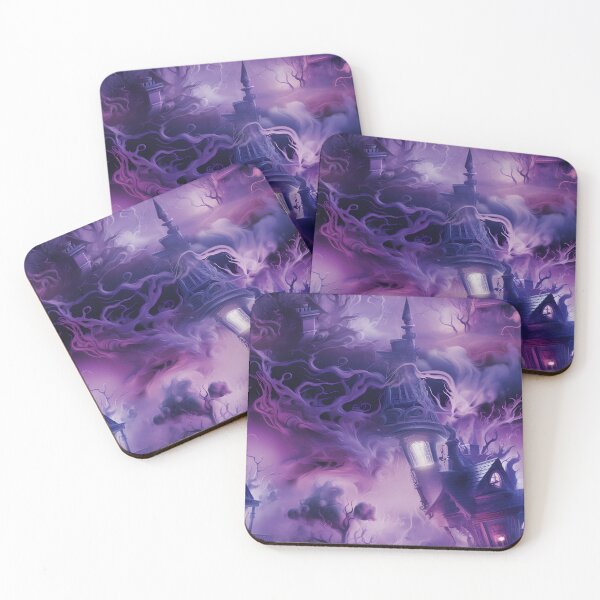 Item preview, Halloween Patterns | Spooky Vapor Art | Haunted House Collection designed and sold by DreamBlazeStu.