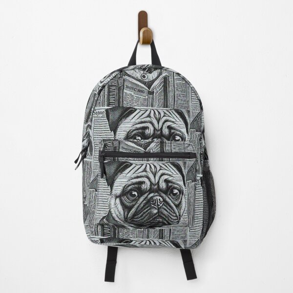 Item preview, Pug in the NEWS 2 designed and sold by RedBluffTraders.