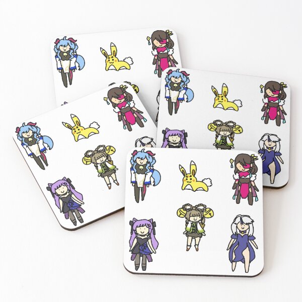 Item preview, Badly Drawn Liyue 3 Sticker Pack designed and sold by casserolestan.