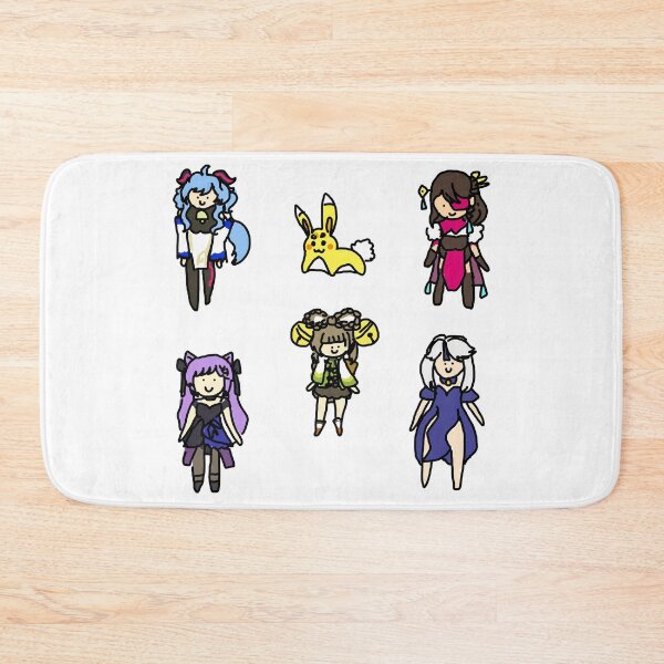 Item preview, Badly Drawn Liyue 3 Sticker Pack designed and sold by casserolestan.