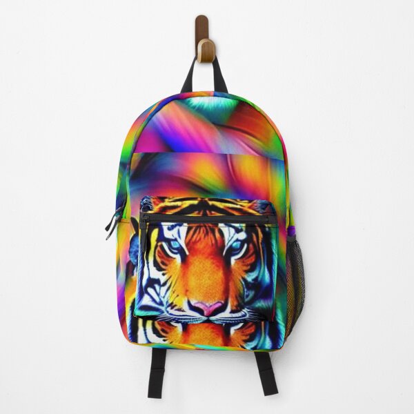 Item preview, Tiger's head in rainbow colors designed and sold by JaroDesign2023.