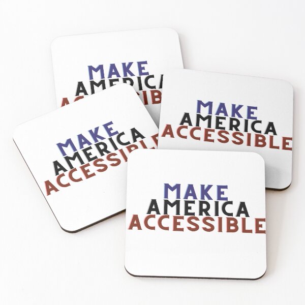 Item preview, Make America Accessible  designed and sold by disablelovely.