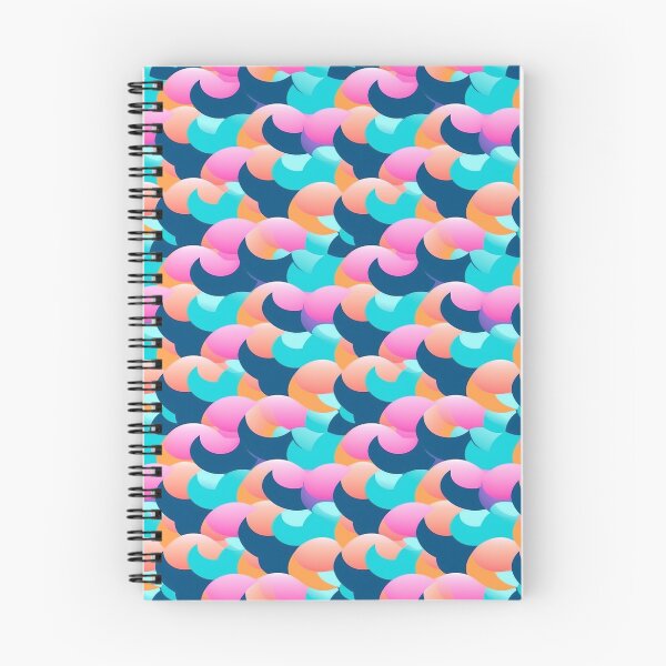 Item preview, Retro Summertime Happy Arcs and Waves Colorful pattern designed and sold by Viking-Samurai.