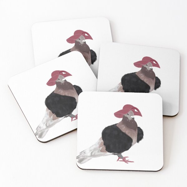 Item preview, Pigeon in hat and coat designed and sold by MartiniiMakes.