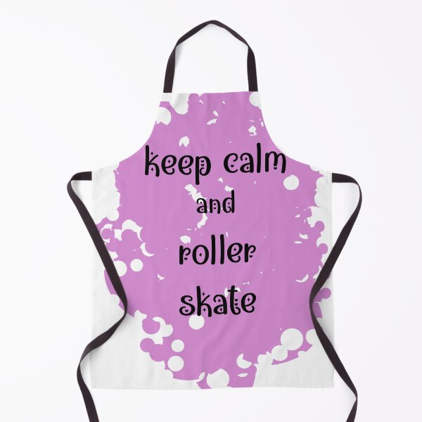 Item preview, Keep Calm and roller skate - pink background designed and sold by EmeraldeaArt.