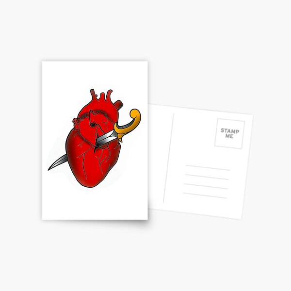 Item preview, Stabbed heart designed and sold by Jesanns.
