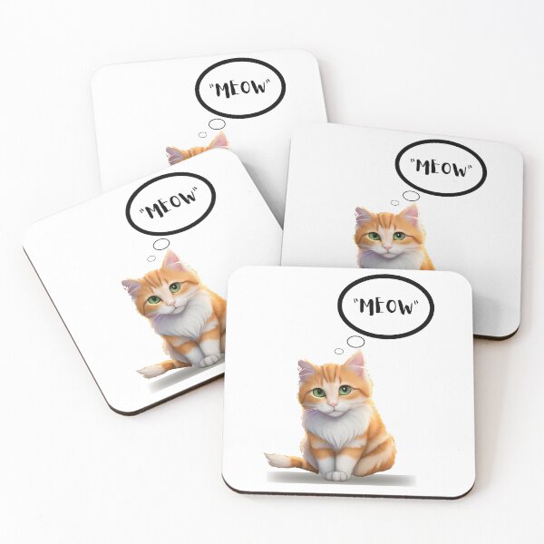 Item preview, meow-orangecat designed and sold by MamaHome.
