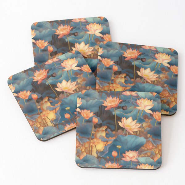 Item preview, Zen Lotus Forest Pattern  designed and sold by Viking-Samurai.