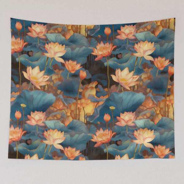 Item preview, Zen Lotus Forest Pattern  designed and sold by Viking-Samurai.