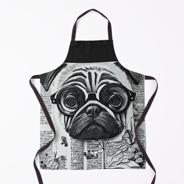 Item preview, Pug in the NEWS 3 designed and sold by RedBluffTraders.