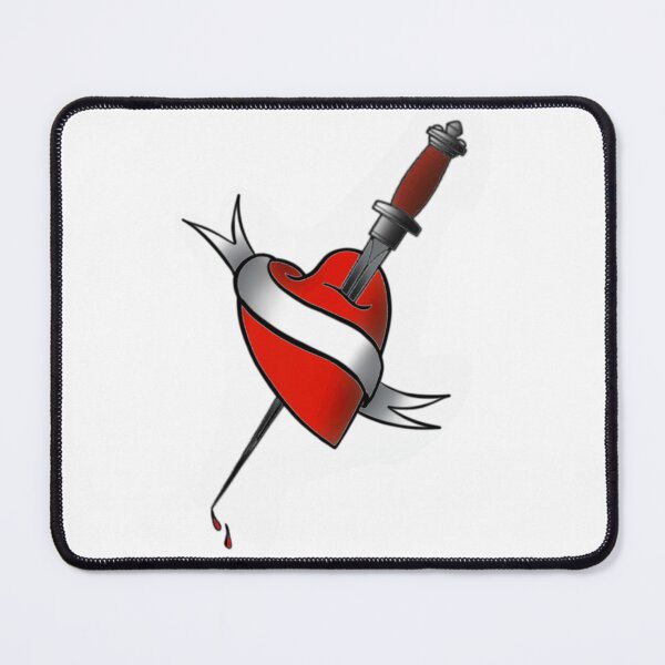 Item preview, Banner heart being stabbed  designed and sold by Jesanns.