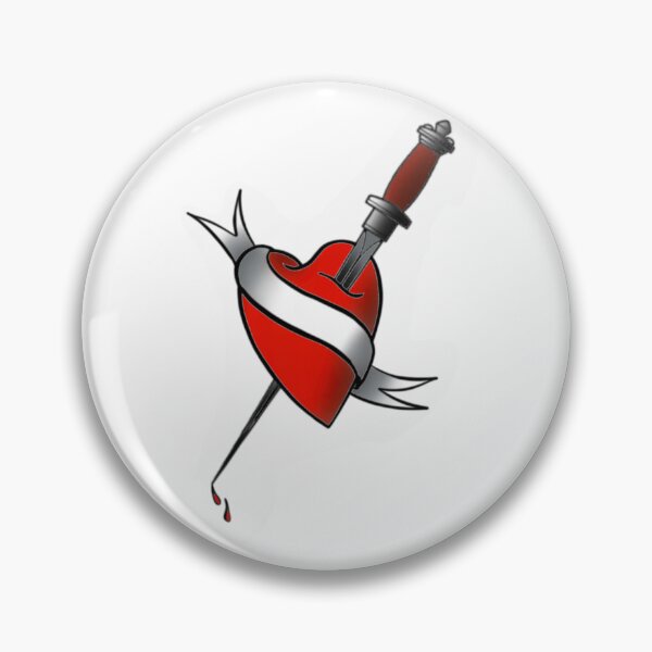 Item preview, Banner heart being stabbed  designed and sold by Jesanns.