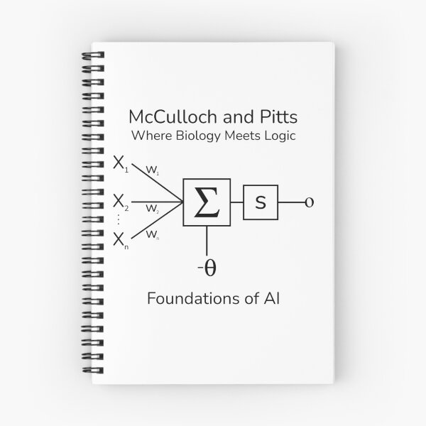 Item preview, Where Biology Meets Logic: McCulloch and Pitts designed and sold by awpak.