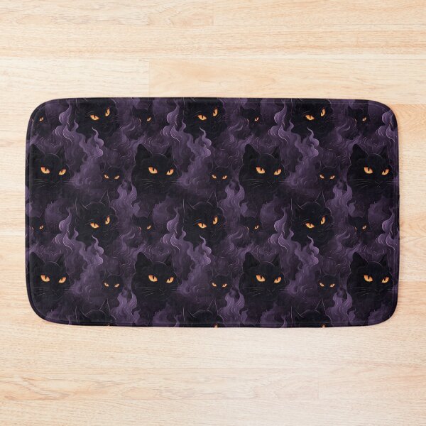 Item preview, Halloween Patterns | Spooky Vapor Art | Black Cat Collection designed and sold by DreamBlazeStu.