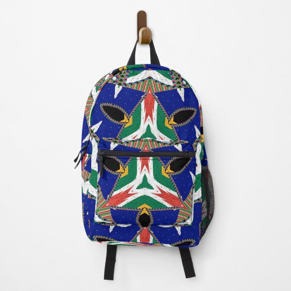 Item preview, Attractive original abstract geometric artwork, inspired by the South African flag in a vintage style. designed and sold by Ralek.