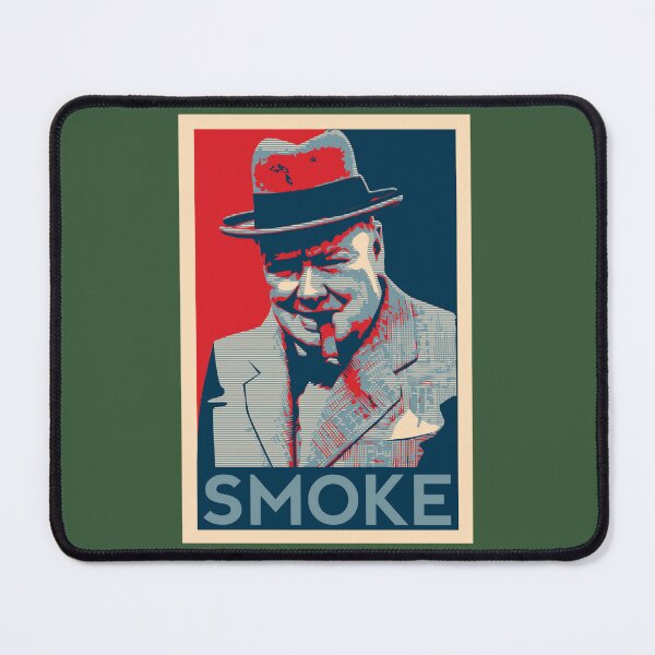 Item preview, Smoke - Churchill with cigar obama style graphic designed and sold by hfygbedz59.