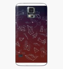 Nacht in den Waldaufstellungen Hülle & Klebefolie für Samsung Galaxy