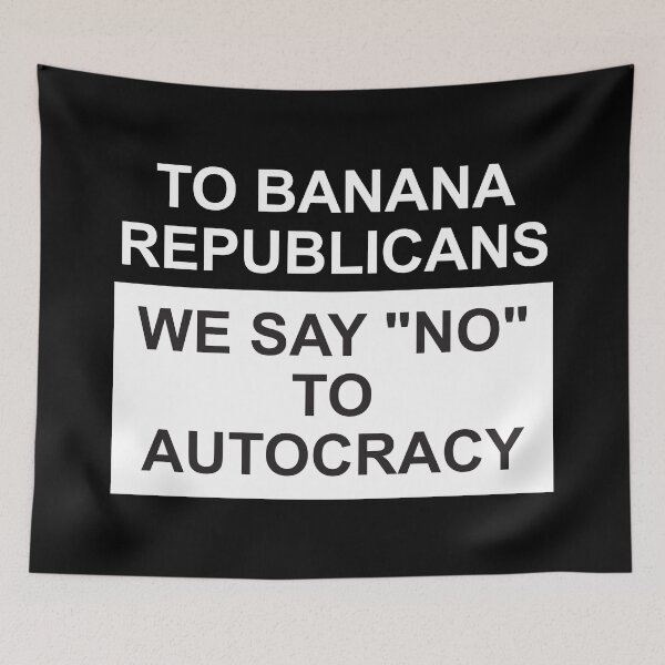 Item preview, To banana republicans white designed and sold by Politics-Corner.