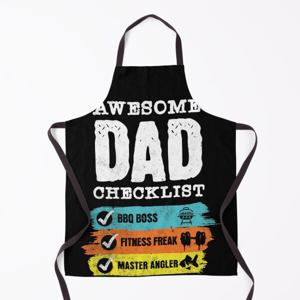 Item preview, Awesome Dad Checklist - BBQ, Fitness, Angler designed and sold by Zandalus.
