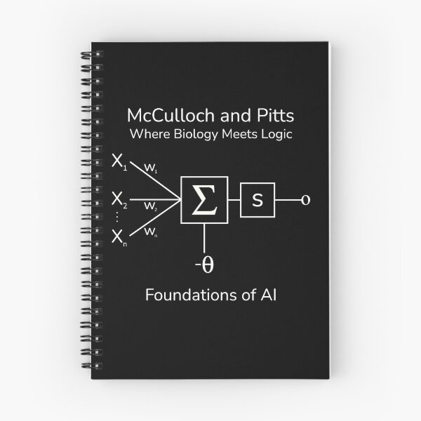 Item preview, Where Biology Meets Logic: McCulloch and Pitts designed and sold by awpak.