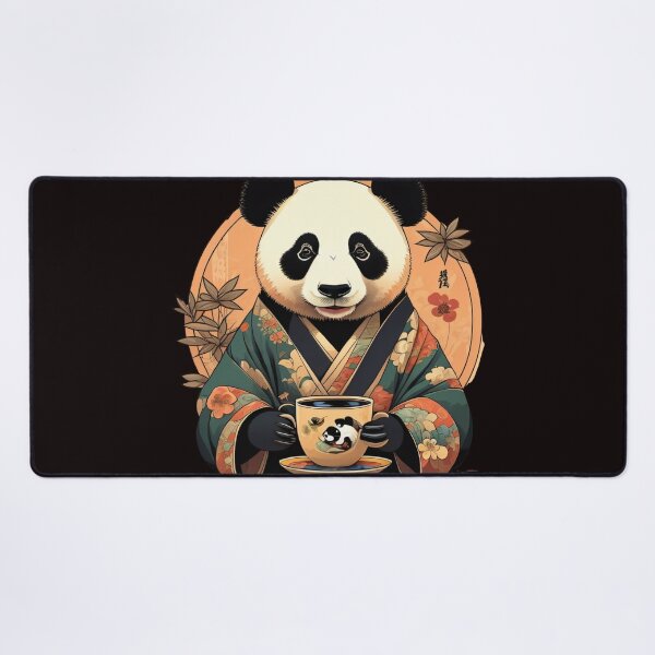 Item preview, Relaxed panda sipping tea designed and sold by Twenty24trends.