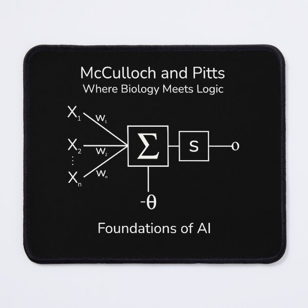 Item preview, Where Biology Meets Logic: McCulloch and Pitts designed and sold by awpak.